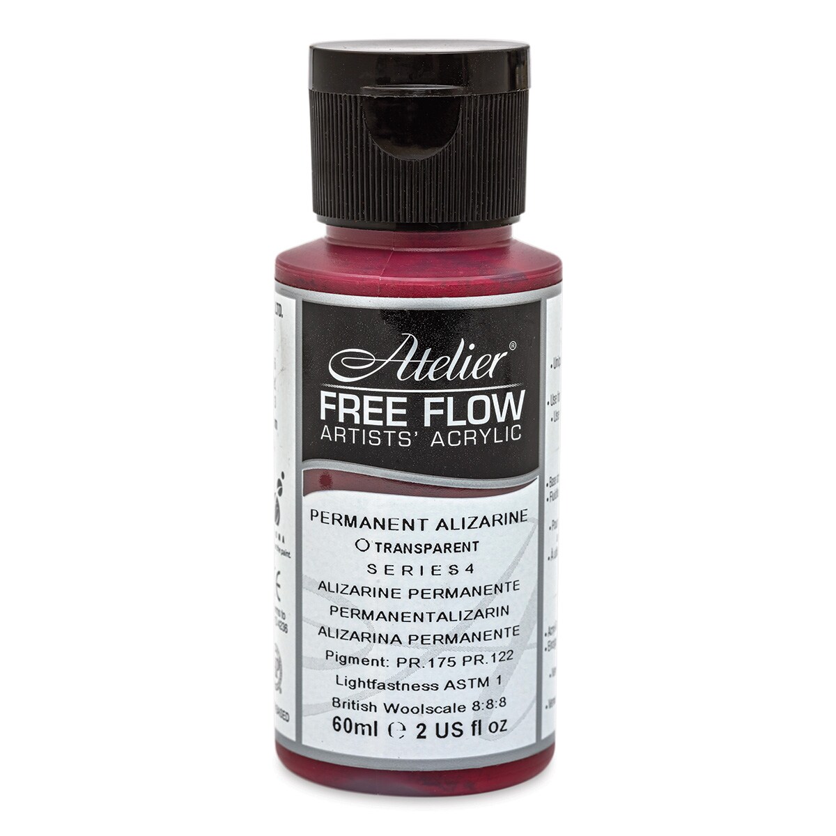 Chroma Atelier Free Flow Acrylic Permanent Alizarine, 2oz bottle Michaels