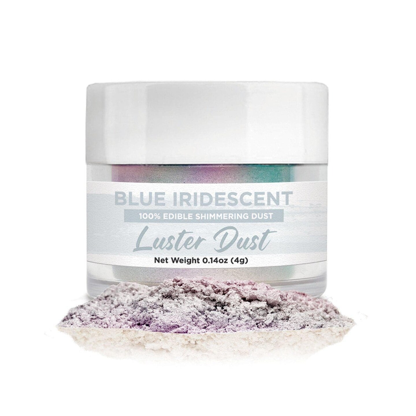 Blue Iridescent Luster Dust Edible Glitter Dust for Desserts