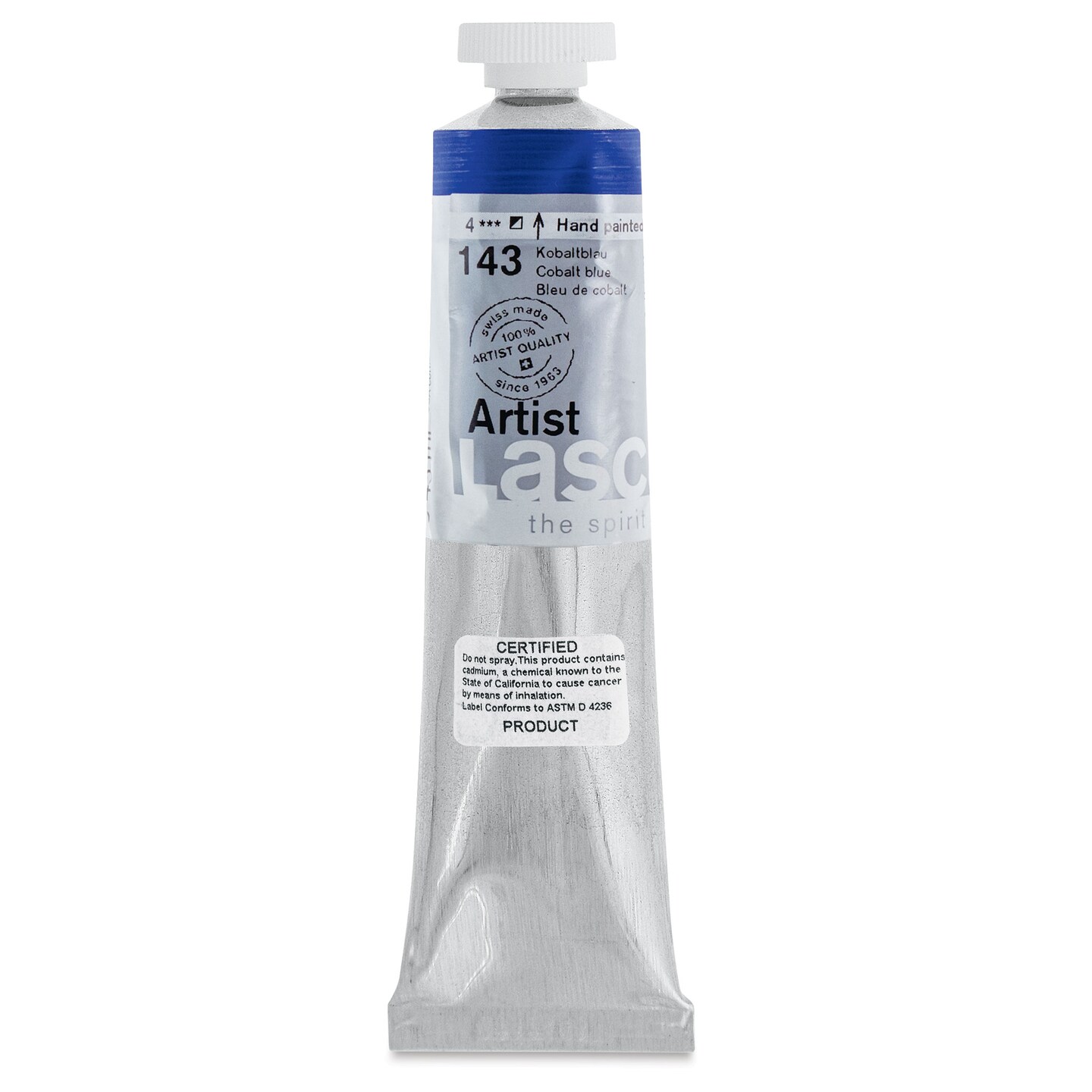 Lascaux Artist Acrylics - Cobalt Blue, 45 ml tube