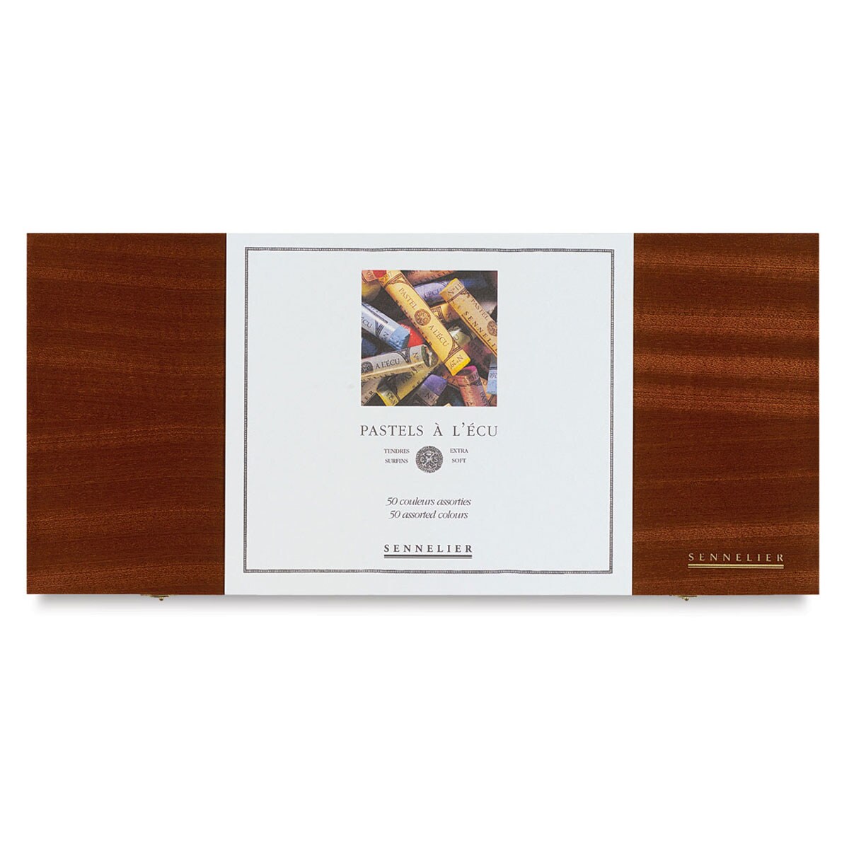 Sennelier Soft Pastels - Set of 50, Assorted Colors, Wood Box