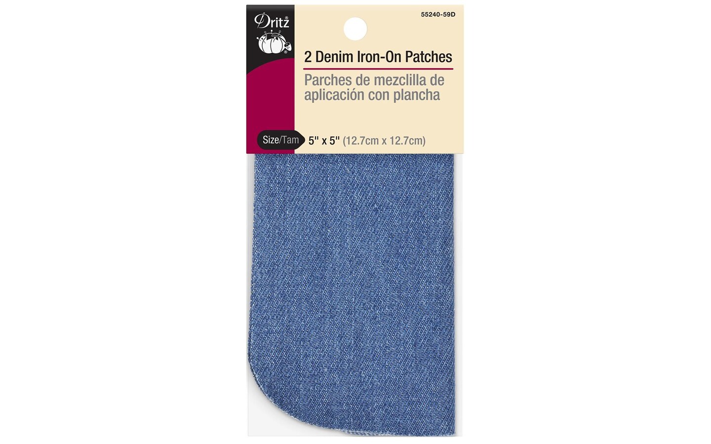 Loops & Threads Denim Patches, Stonewashed | 5 x 5 | Michaels