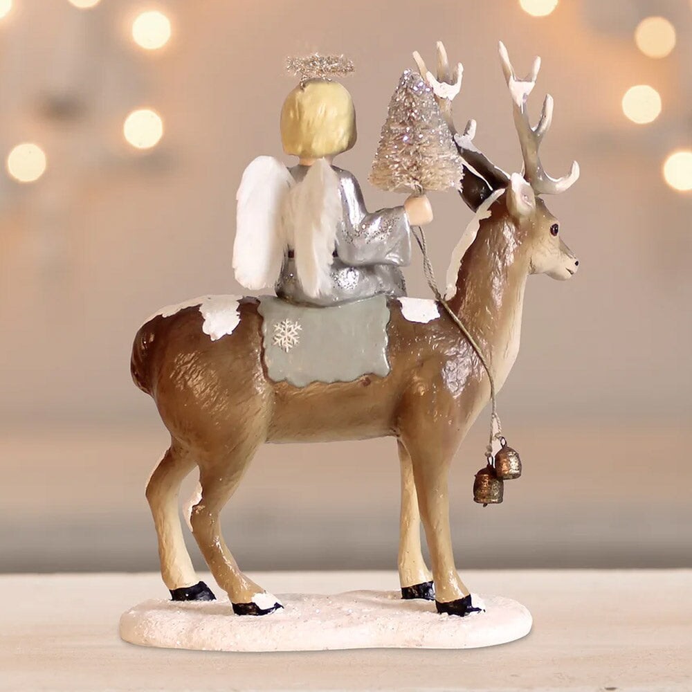 Bethany Lowe Designs Josette Angel On Deer | Michaels