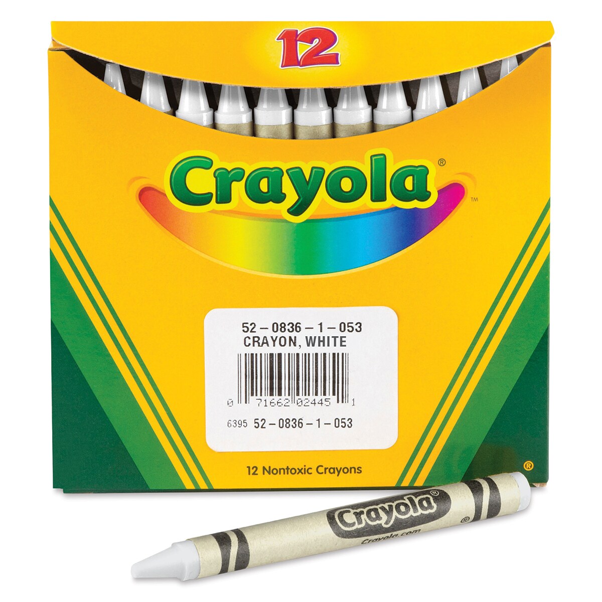 Crayola Crayons - Box of 12, White