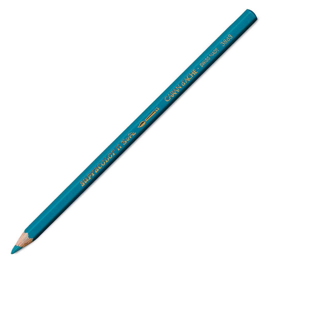 Caran d&#x27;Ache Supracolor Soft Aquarelle Pencil - Azurite Blue