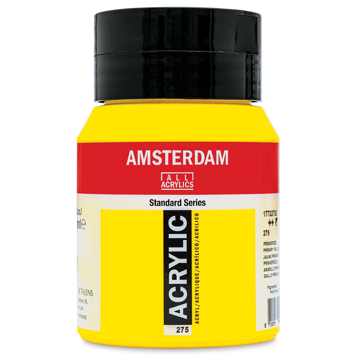 Amsterdam Standard Series Acrylic - Primary Yellow, 500 ml Bottle