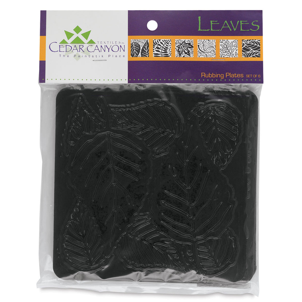 Cedar Canyon Rubbing Plates Set of 6, Leaves Michaels