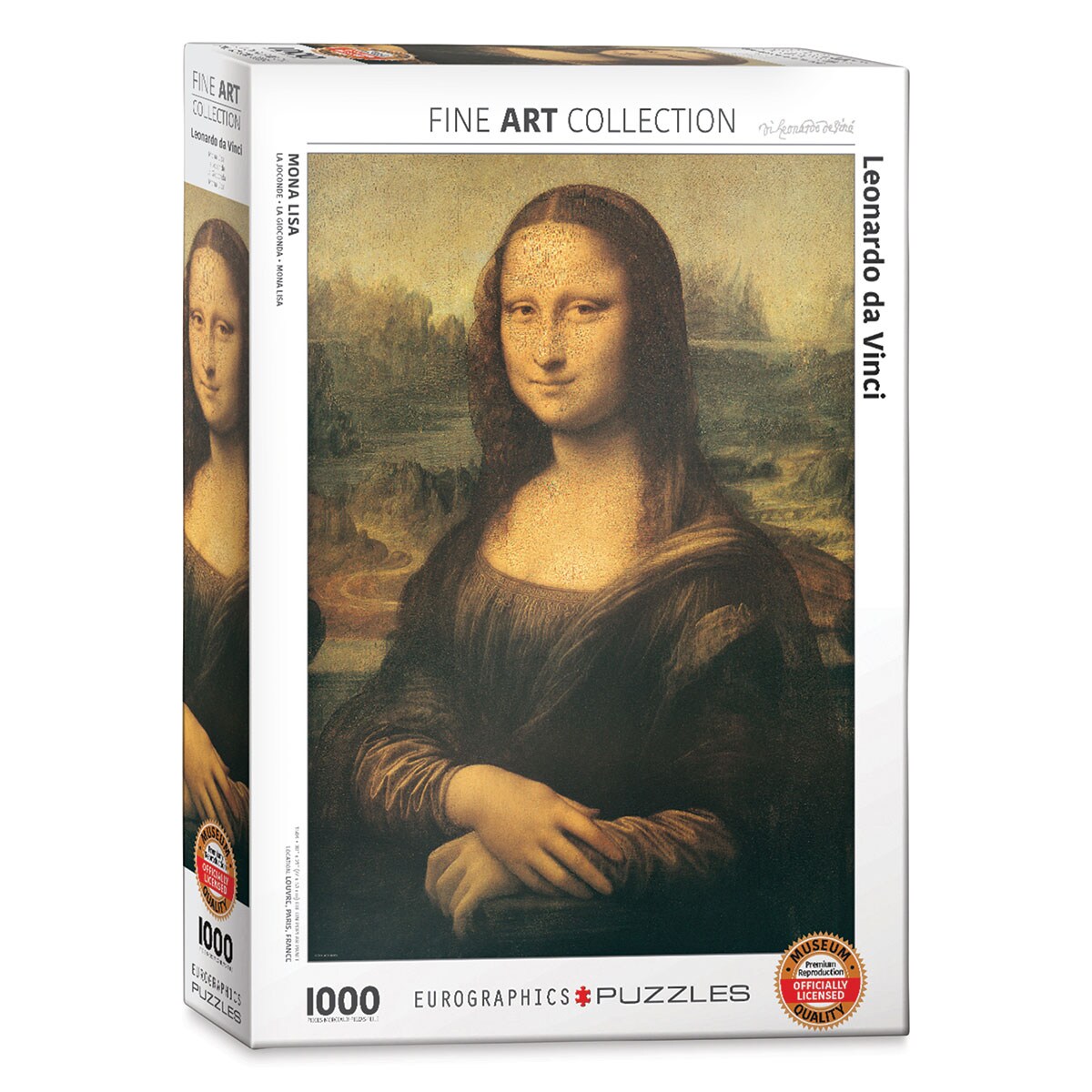 Eurographics 1,000 Piece Fine Art Puzzle - Mona Lisa, Leonardo Da Vinci