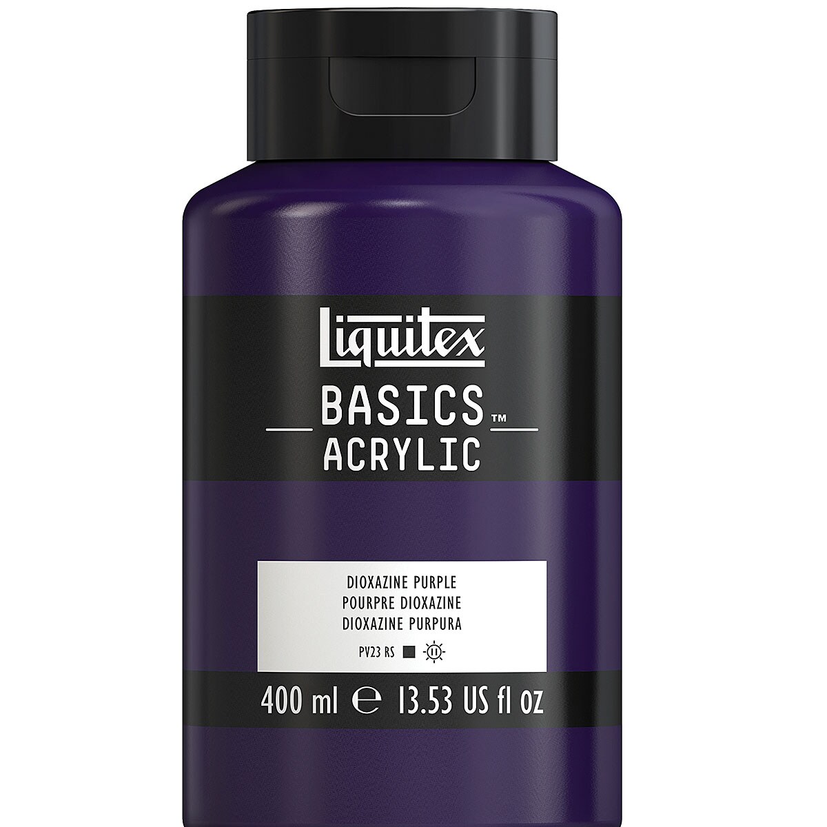 Liquitex Basics - Dioxazine Purple, 13.5 oz Squeeze Bottle