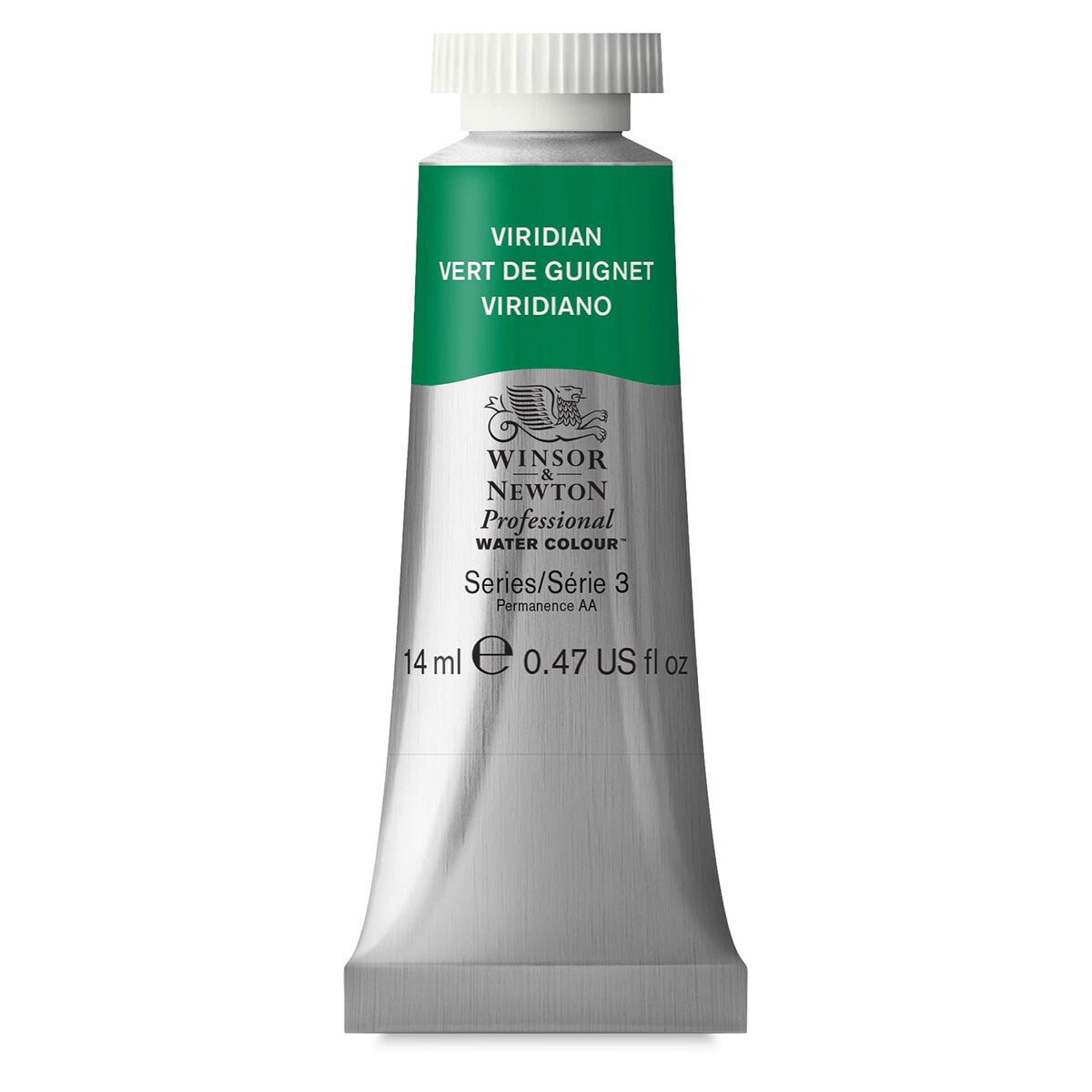 Winsor &#x26; Newton Professional Watercolor - Viridian, 14 ml Tube