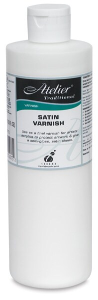 Chroma Atelier Varnish - Satin, 16 oz bottle