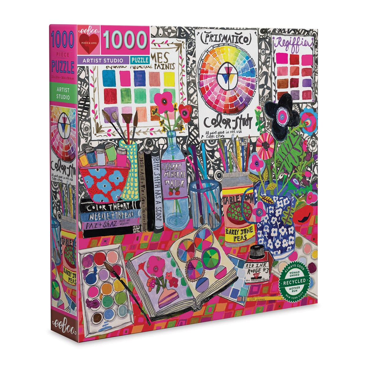 Eeboo Artist Studio 1000 Piece Puzzle