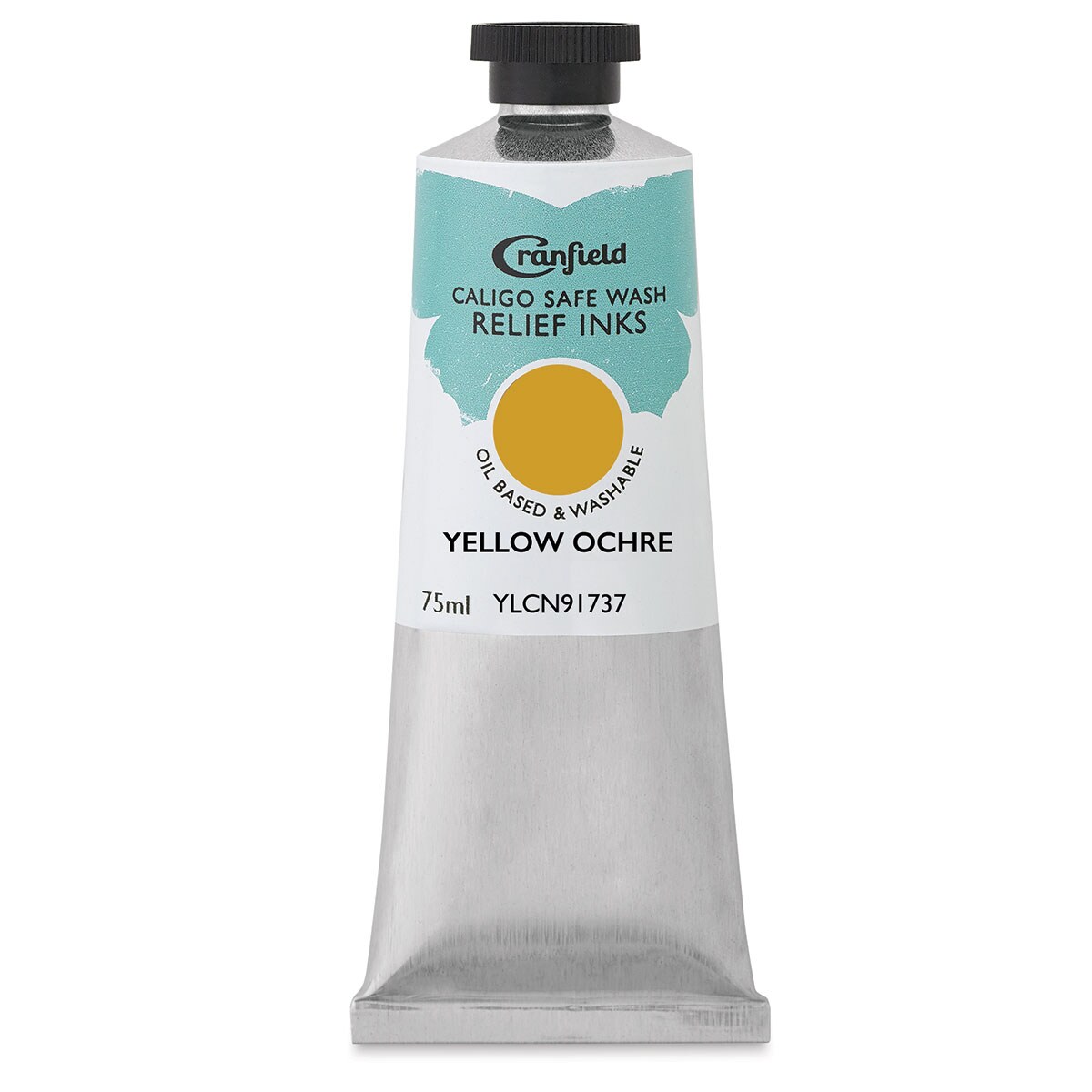 Cranfield Caligo Safe Wash Relief Ink - Yellow Ochre, 75 ml