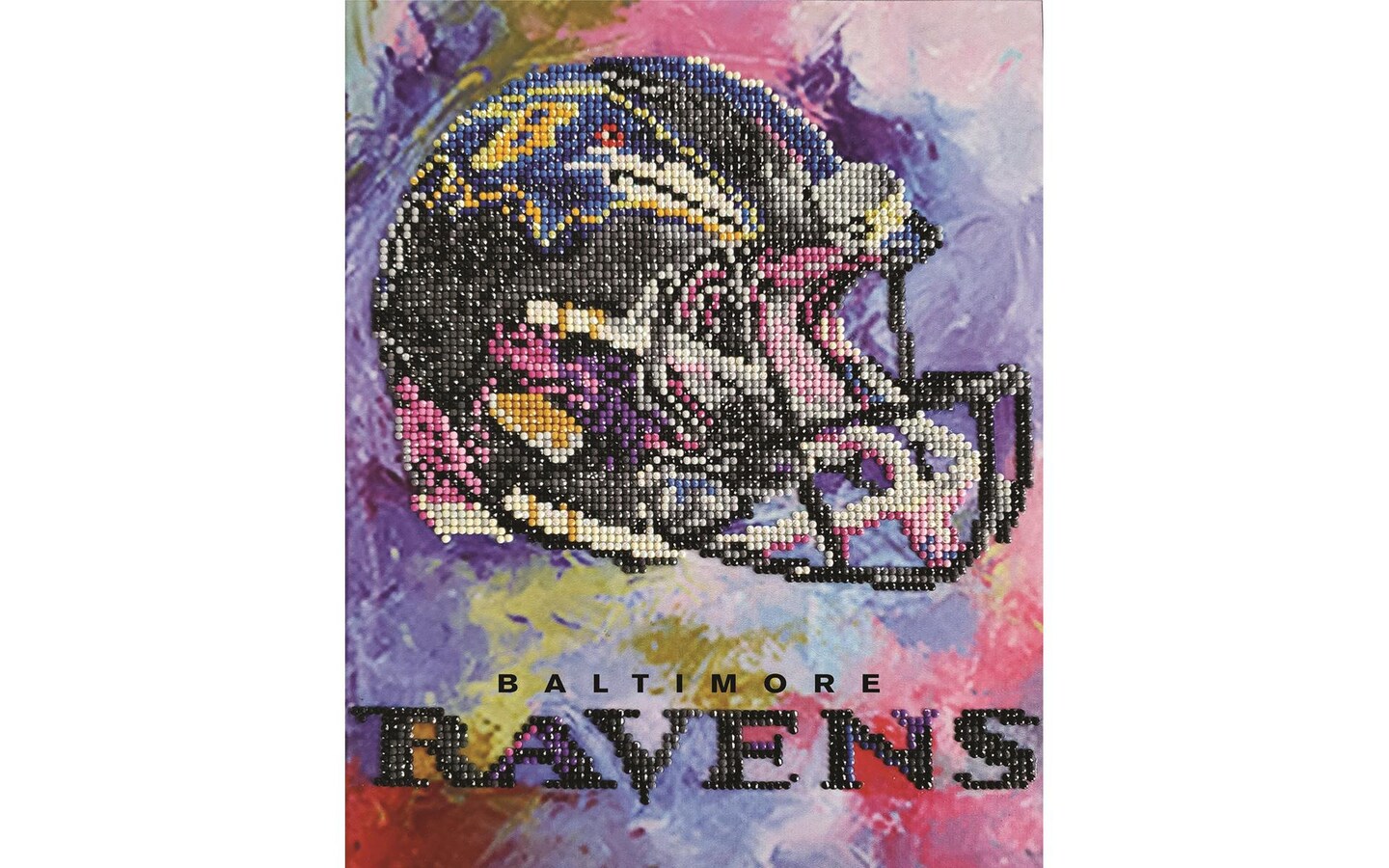 Diamond Art Kit 10X12&#x22; Nfl Team Baltimore Ravens