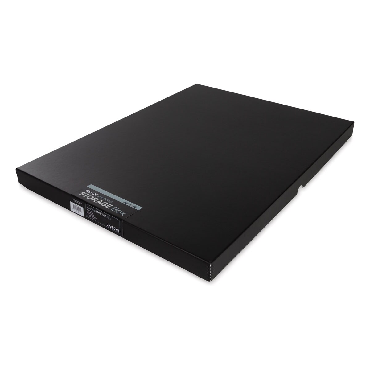 Blick Archival Storage Box - 22&#x22; x 30&#x22; x 2&#x22;, Black