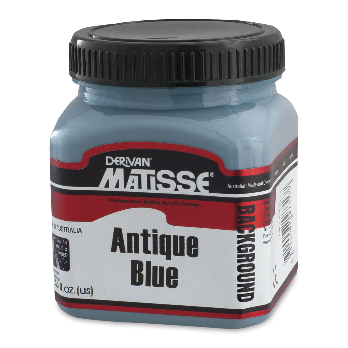 Matisse Background Colors Acrylic Paint - Antique Blue, 250 ml