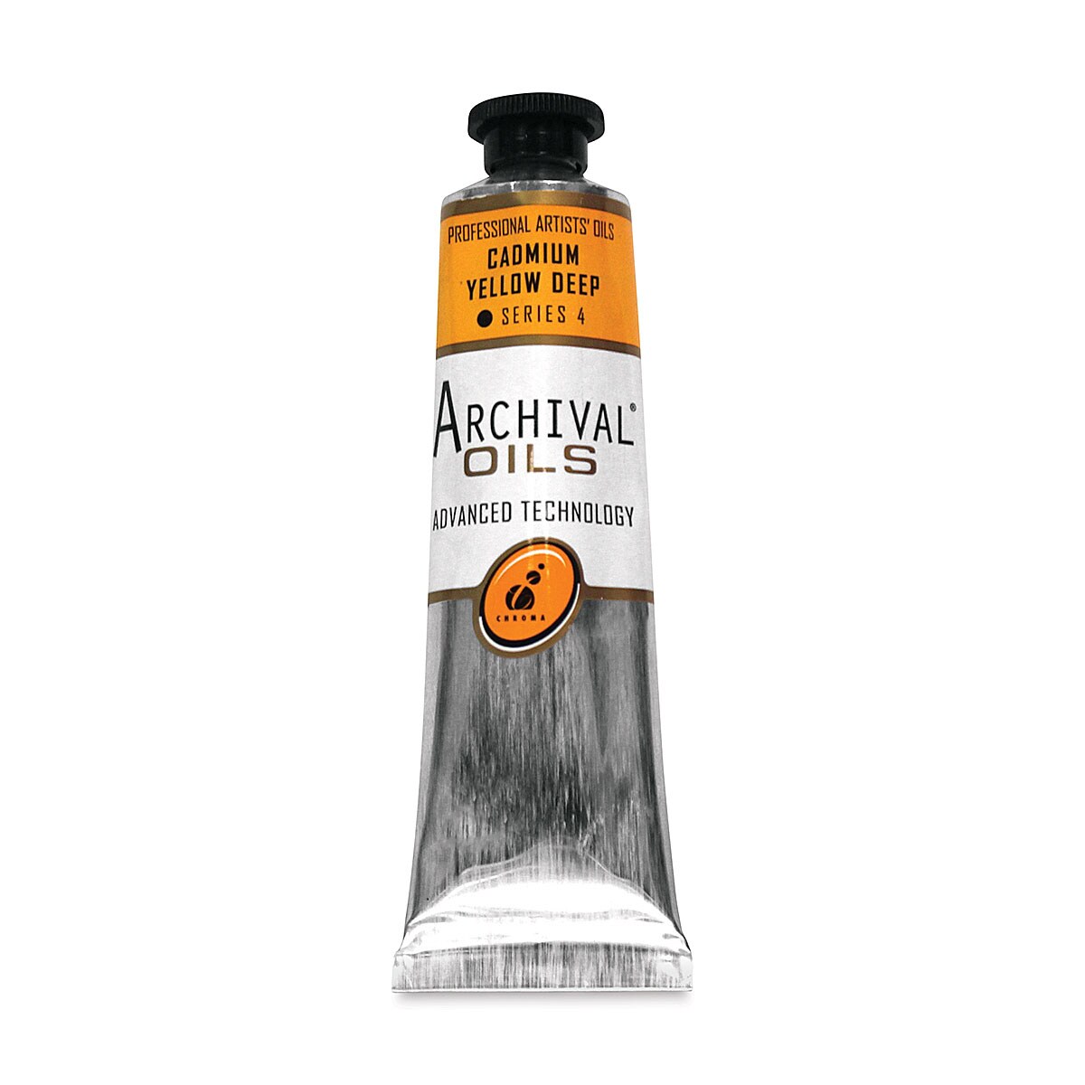 Chroma Archival Oil Color - Cadmium Yellow Deep, 40 ml tube