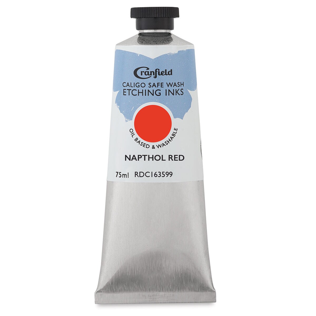 Cranfield Caligo Safe Wash Etching Ink - Napthol Red, 75 ml Tube