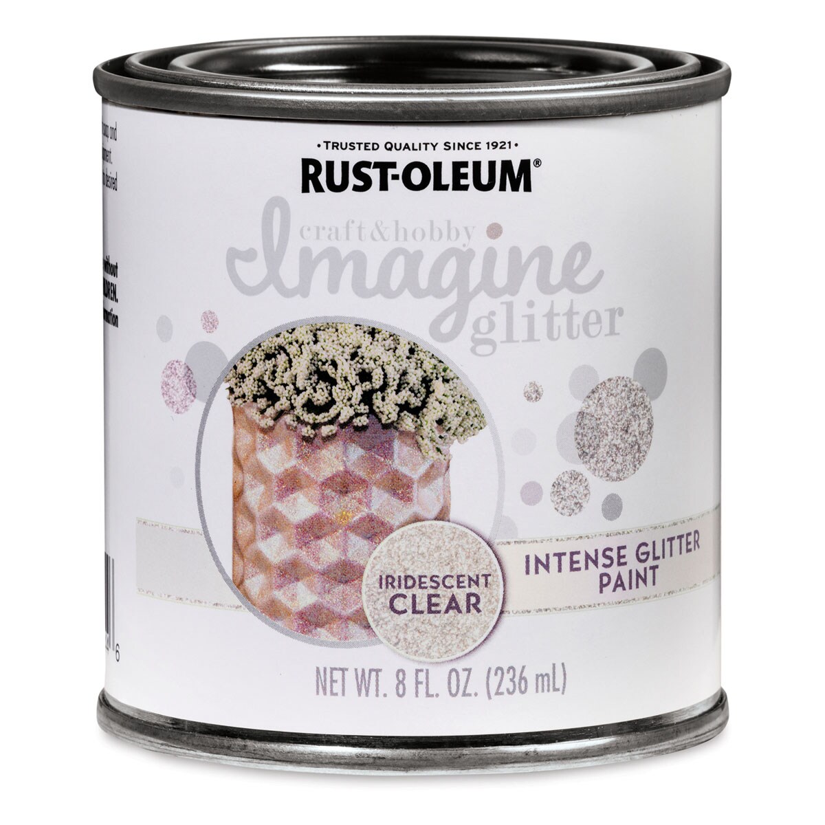 Rust-Oleum Imagine Intense Glitter Paint - Iridescent, 8 oz