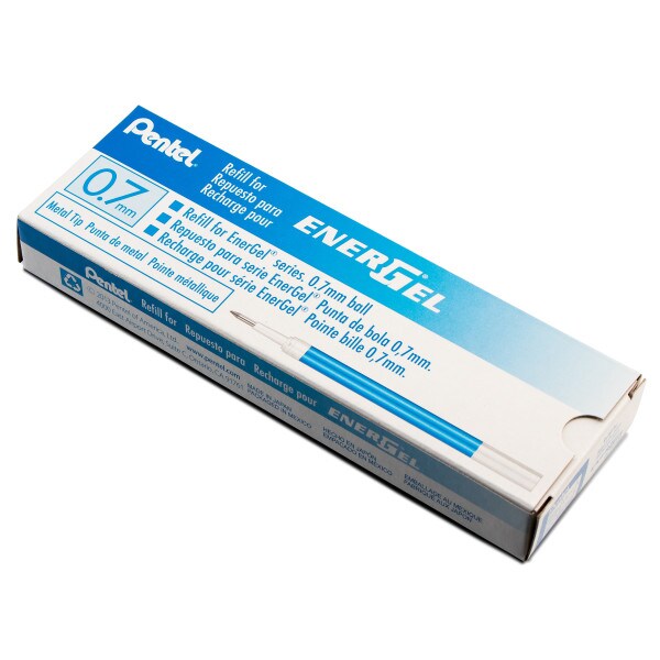 Refill Ink - For EnerGel Gel Pen, 0.7mm Metal Tip, Medium, Blue Ink