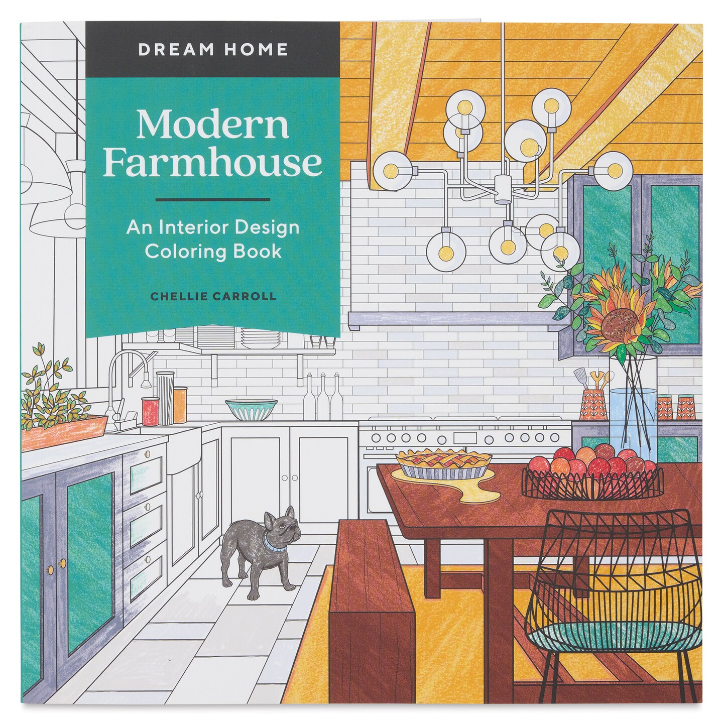 Modern Farmhouse: An Interior Design Coloring Book