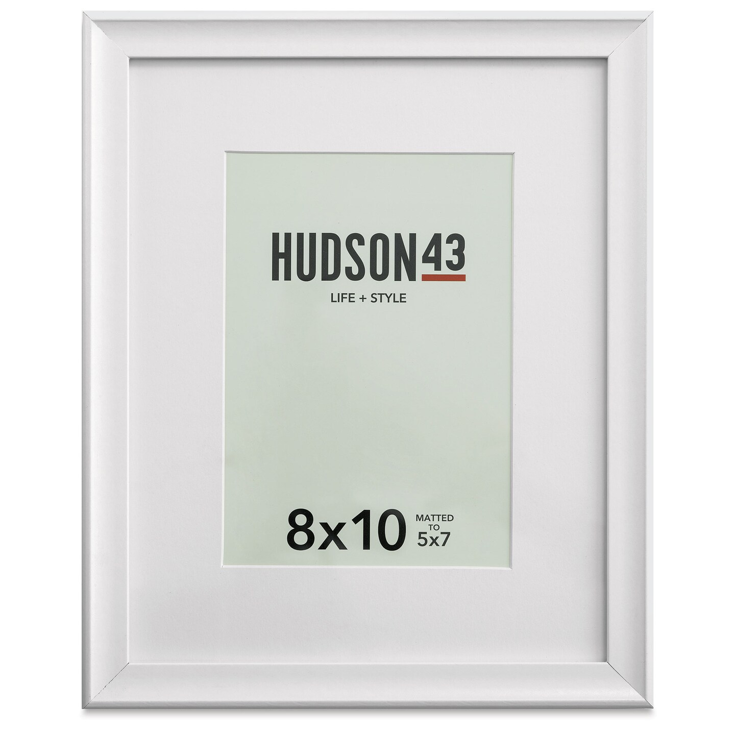 Hudson 43 Traditional Frame - White, 8&#x22; x 10&#x22;, Easel Back