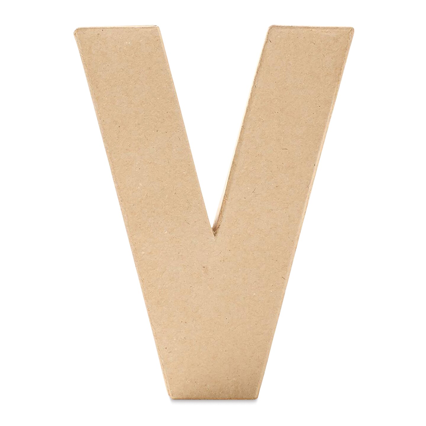 Park Lane Paper Mache Letter - V, Uppercase, 6