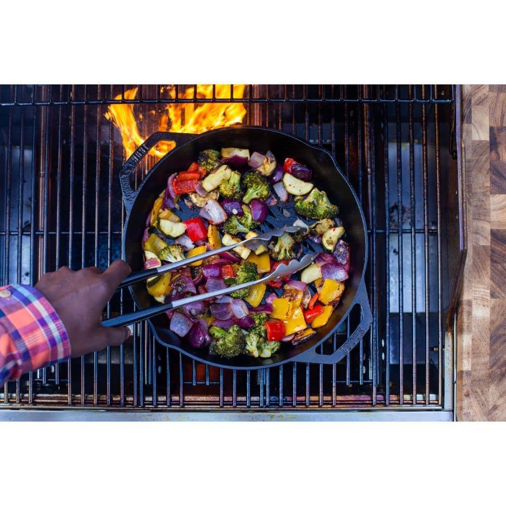 Lodge Cast Iron Grilling Basket - Thumbnail 5