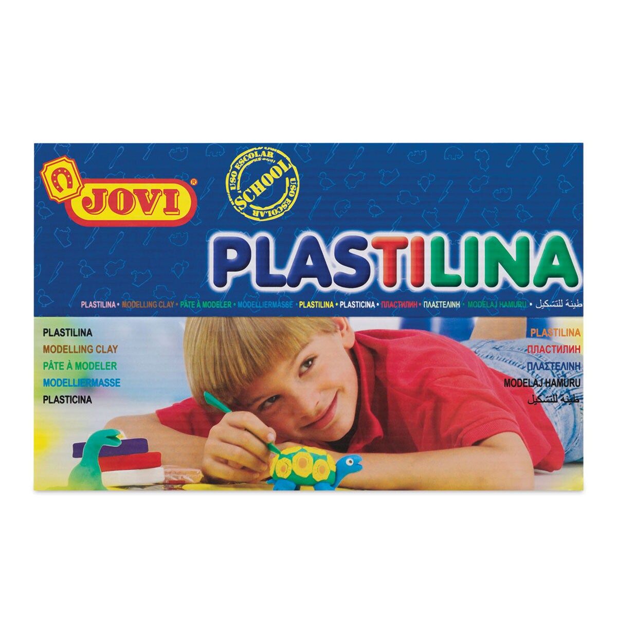 Jovi Plastilina Non-Drying Modeling Clay - Assorted Colors, Pkg of 30