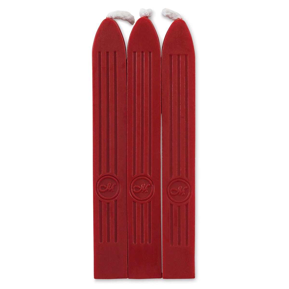 Manuscript Sealing Wax Sticks - Red, Pkg of 3