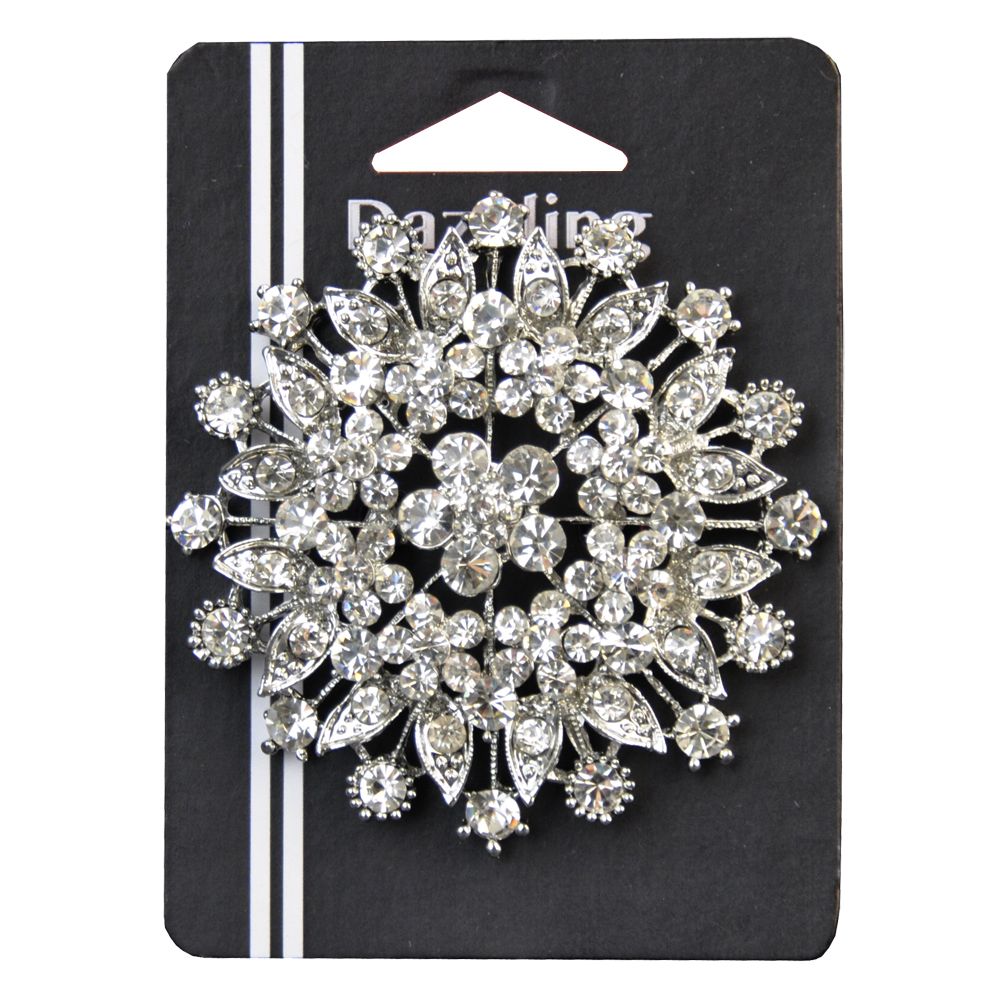 Rhinestone Safety Pins: Silver – michaelacorning