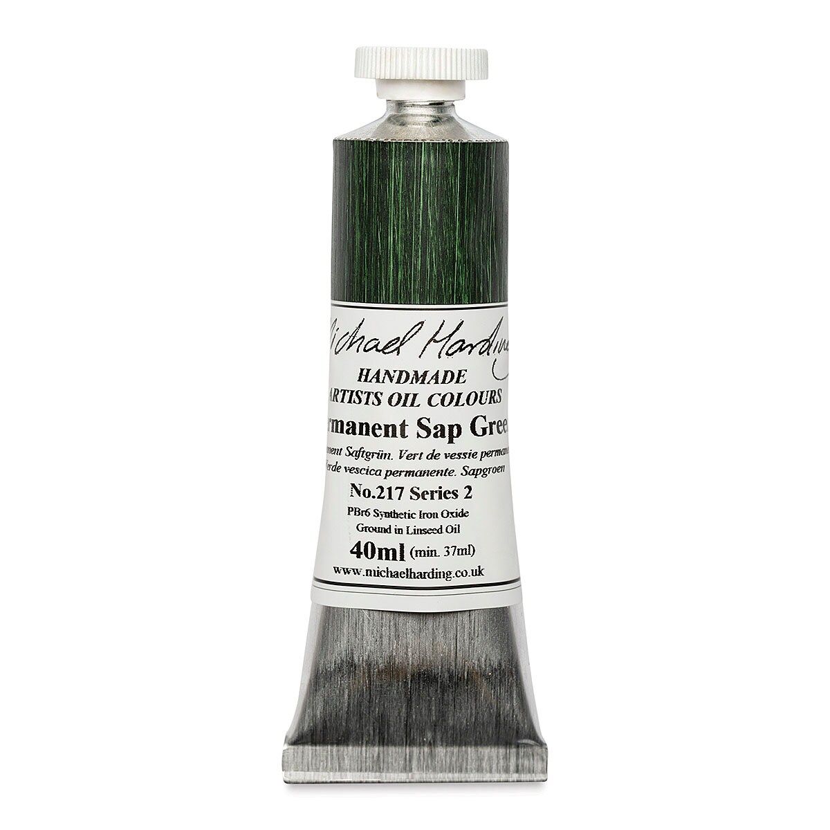 Michael Harding Artists Oil Color - Permanent Sap Green, 40 ml