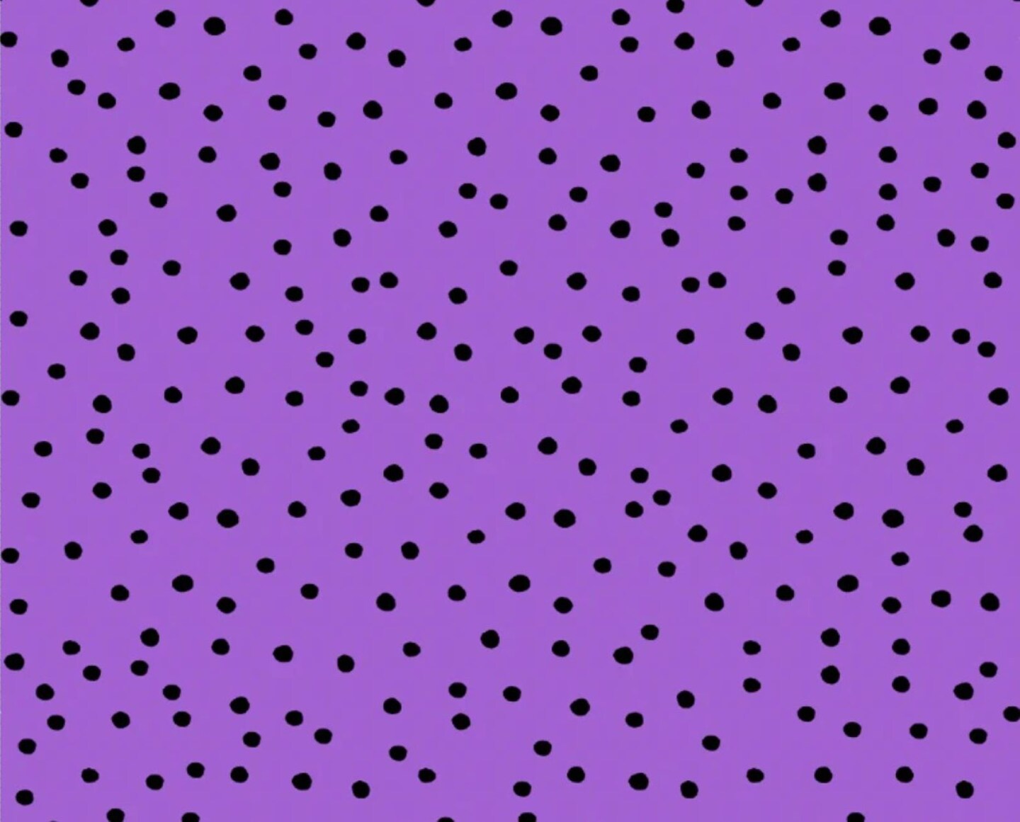 Dinky Dots Purple with Black Dots Cotton Fabric by Loralie Designs