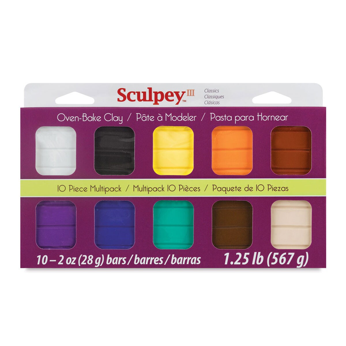 Sculpey III Set - Classic Collection, Set of 10