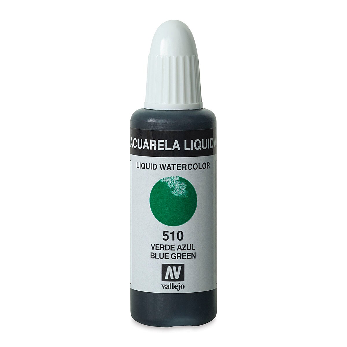 Vallejo Liquid Watercolor - Blue Green, 32 ml