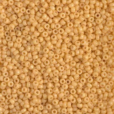 Miyuki 11 Round Seed Bead, 11-4452, Duracoat Opaque Banana, 13 grams