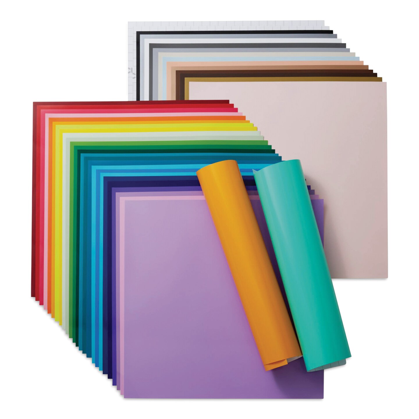 Cricut Permanent Vinyl - Everything Sampler, 12" x 12", 45 Sheets