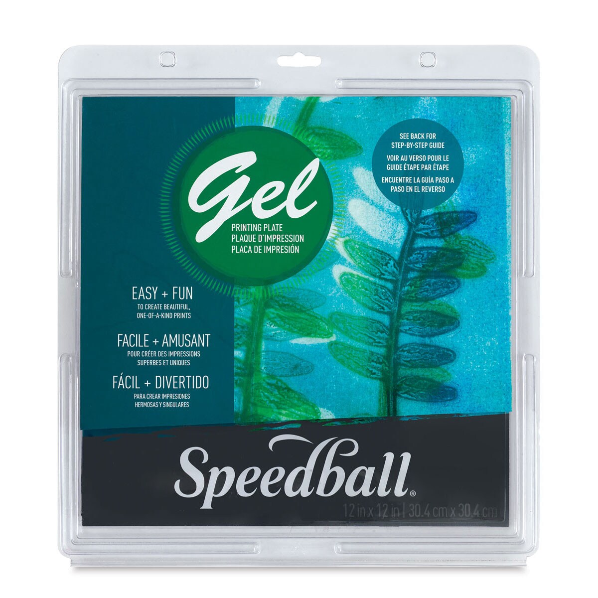 Speedball Gel Printing Plate - 12 x 12, Single Plate