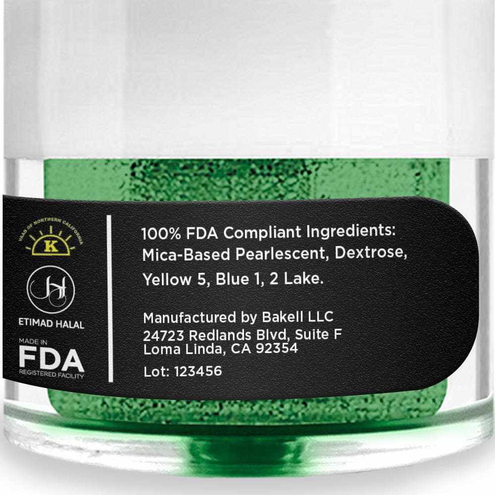 Green Drink Glitter Edible Glitter for Drinks, Beverages, Foods. FDA