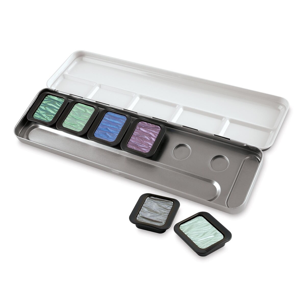 Finetec Artist Mica Watercolor - Cool Colors Set of 6