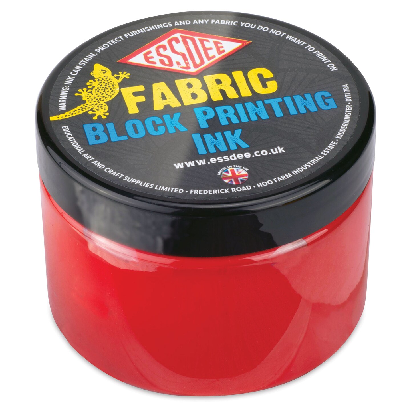 Essdee Fabric Block Printing Inks - Red, 150 ml