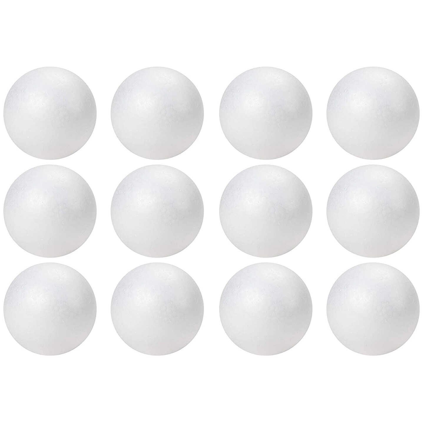 4 Inch Foam Polystyrene Balls for Art & Crafts Projects (4 Piece