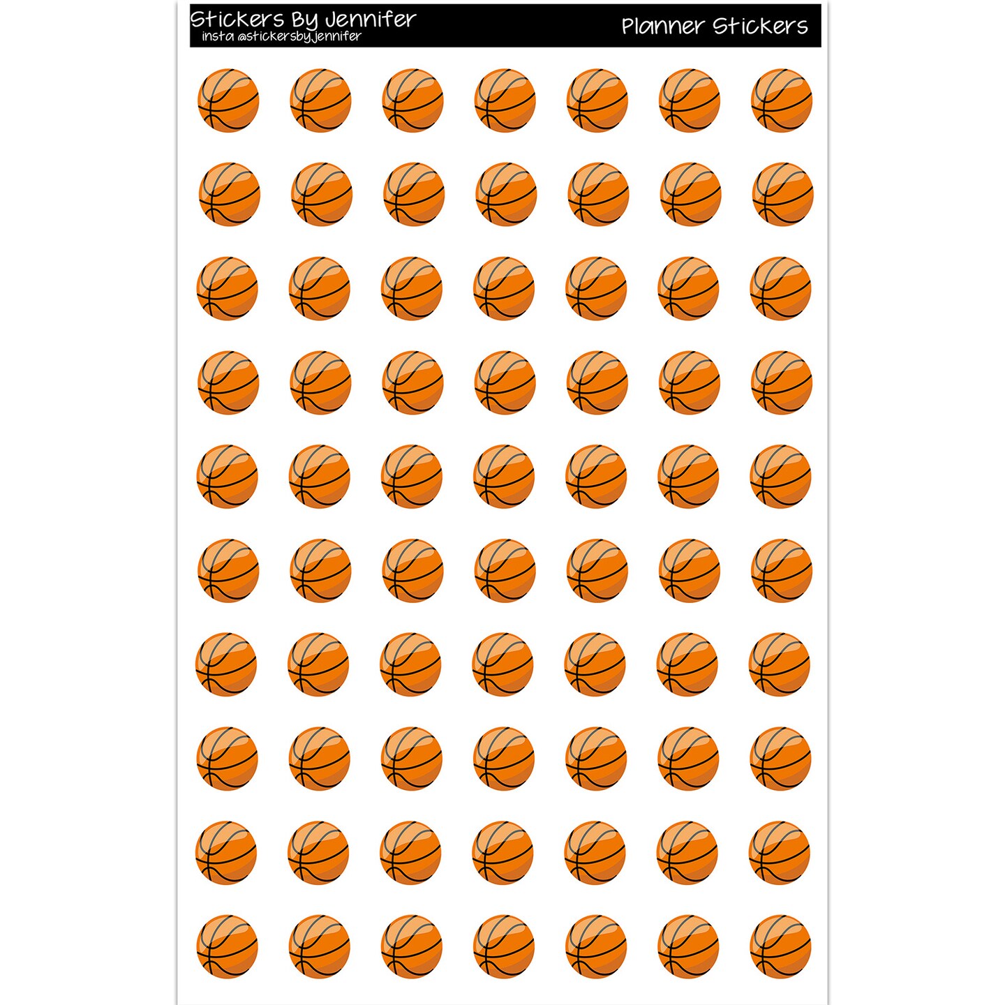 Basketball Planner Stickers Scrapbooking Kids DIY Arts Crafting