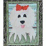 Doodles Dog Mug Rug Pre-cut Applique Kit, Sewing Kit Stitches of Love Quilting
