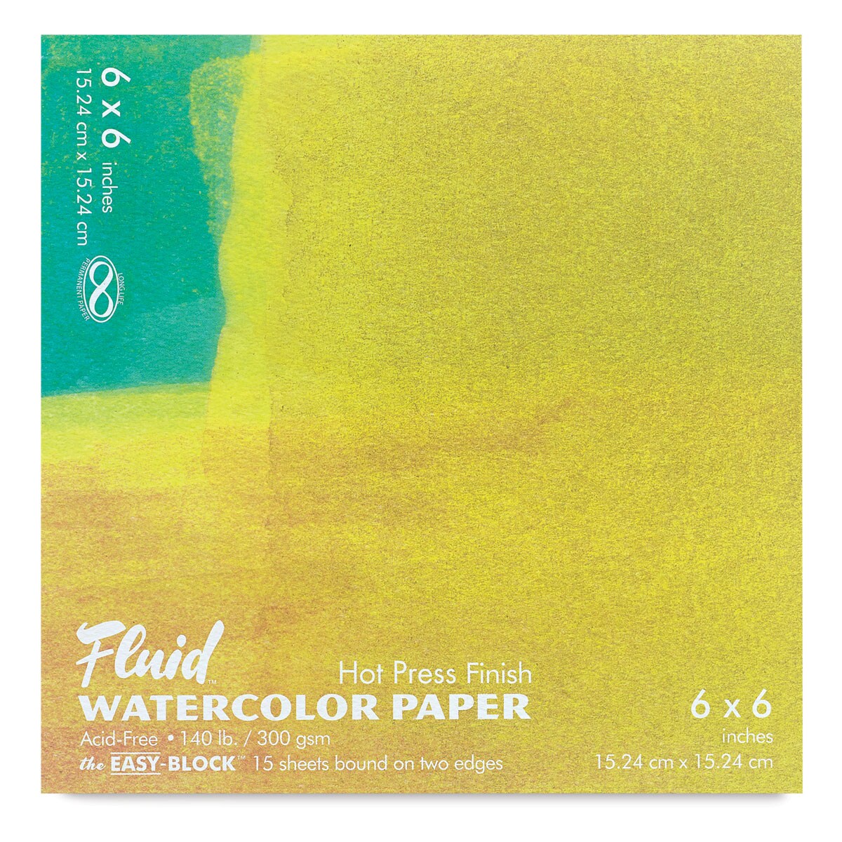 Hot Pressed Finish Fluid Easy-Block Watercolor Paper Blocks