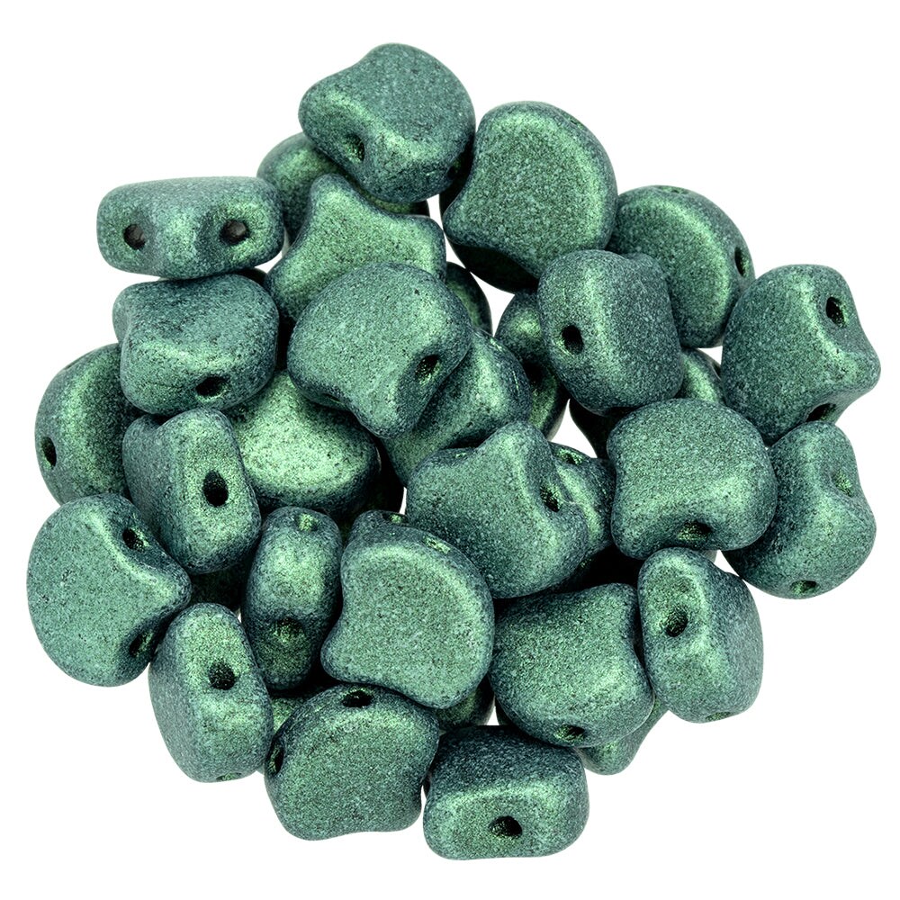 Ginko Beads, Metallic Suede Lt Green, 8 grams