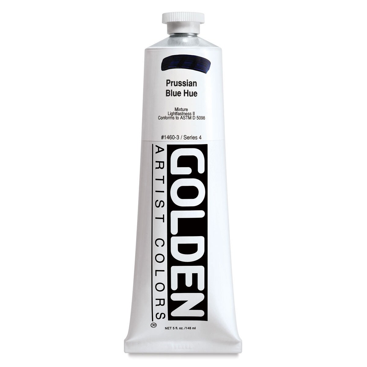Golden Heavy Body Artist Acrylics - Prussian Blue Hue, 5 oz Tube