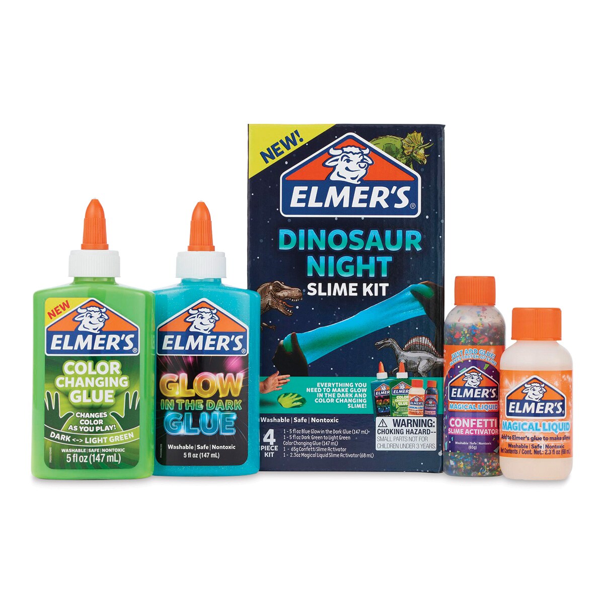Elmer&#x27;s Slime Kit - Dinosaur Night Slime Kit