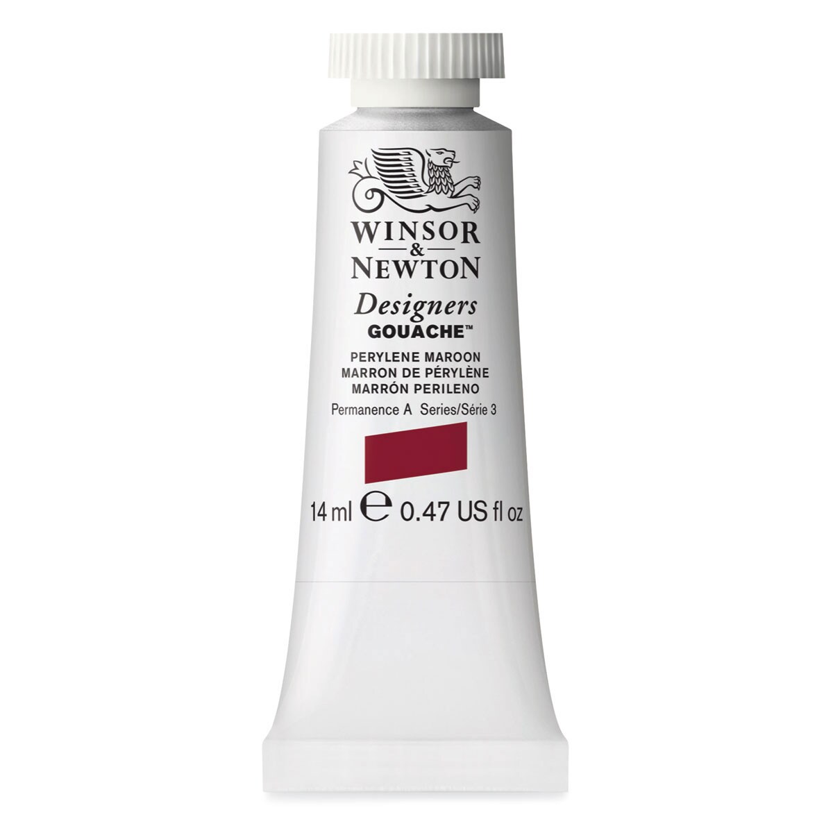 Winsor &#x26; Newton Designers Gouache - Perylene Maroon, 14 ml tube