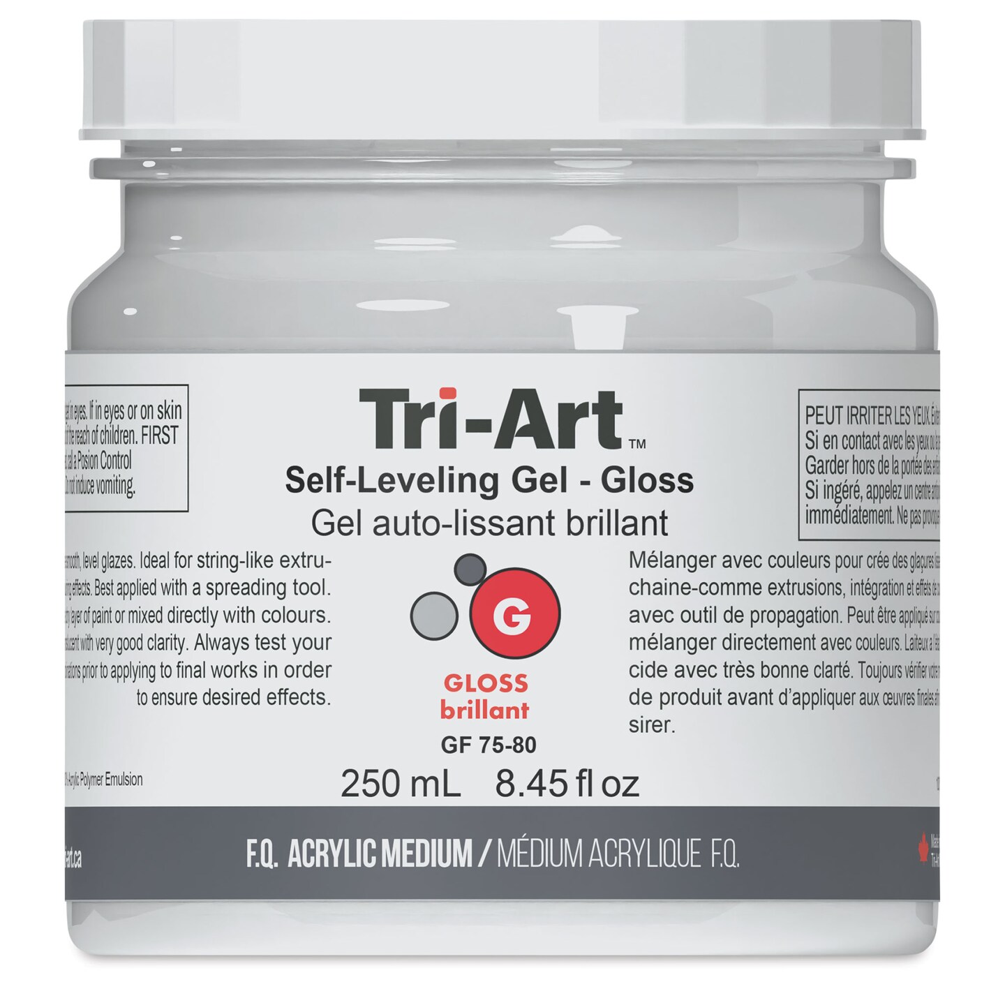 Tri-Art Self-Leveling Gel Medium - Gloss, 250 ml