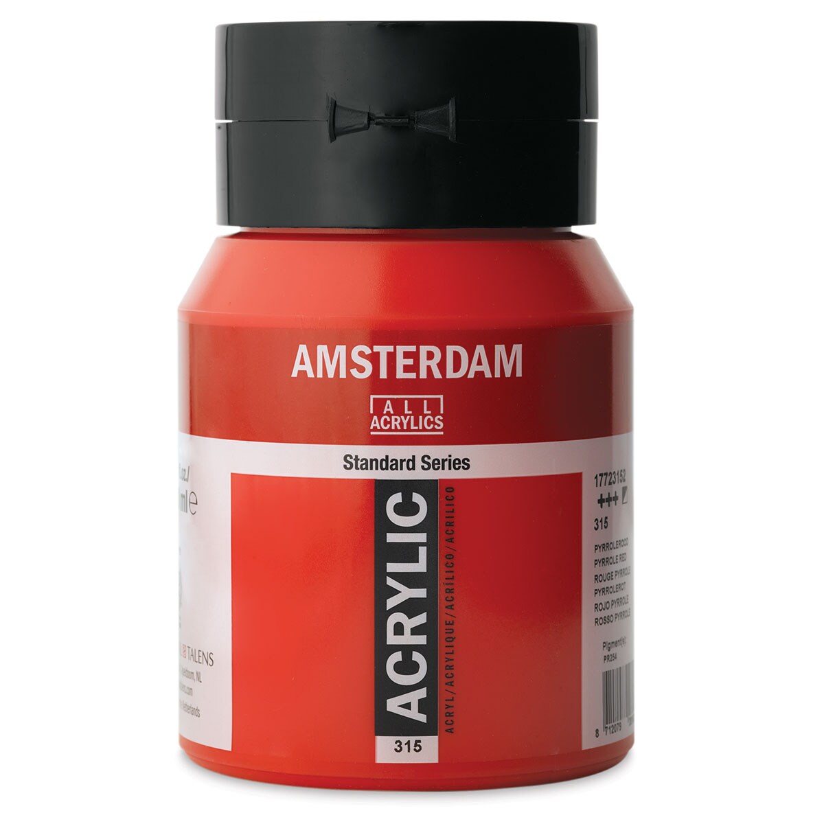 Amsterdam Standard Series Acrylic Paint - Pyrrole Red, 500 ml, Bottle